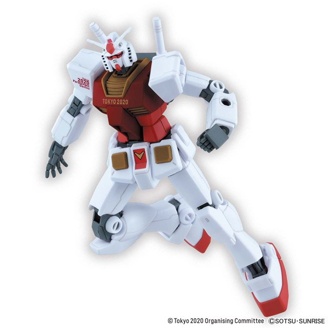 Mô Hình Lắp Ráp HG RX-78-2 Tokyo 2020 Olympic Paralympic Gundam Bandai 1/144 HGUC Đồ Chơi Anime Nhật