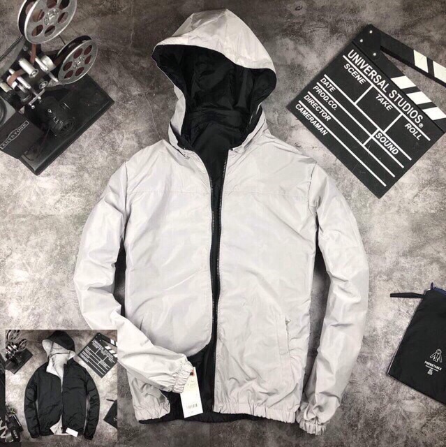 Áo gió 2 mặt 2 lớp