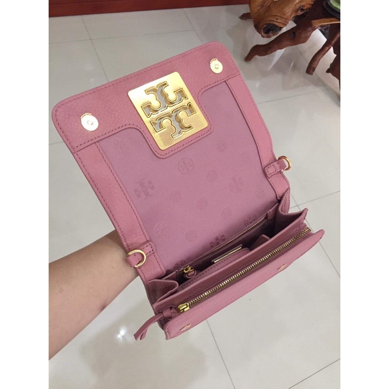 Túi Tory Burch hồng siêu đẹp AUTHENTIC