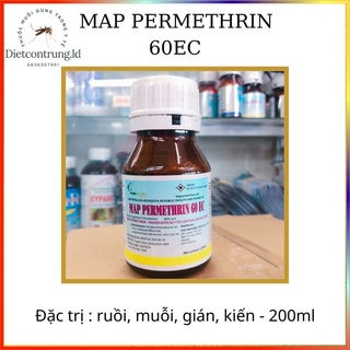 Thuốc diệt muỗi, côn trùng map permethrin 60ec - 200ml csnc104 .