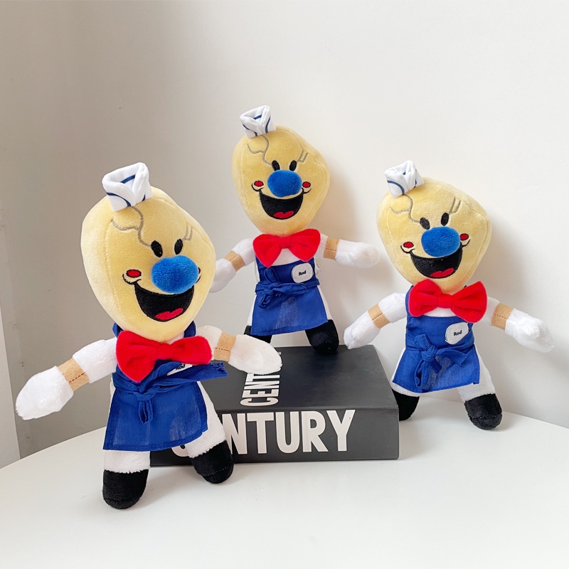 Crossborder ice scream rod horror game plush toy ice cream chef rod