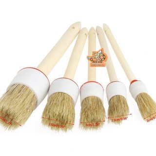 Bộ cọ vệ sinh chi tiết 5 cây cán gỗ