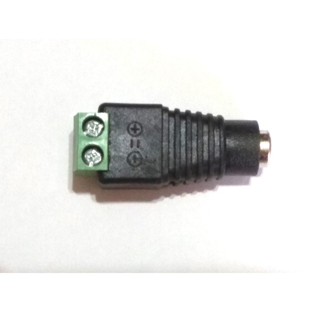 Đầu kết nối Adapter 12v đầu âm 5.5x2.5mm ra 2 cực âm dương