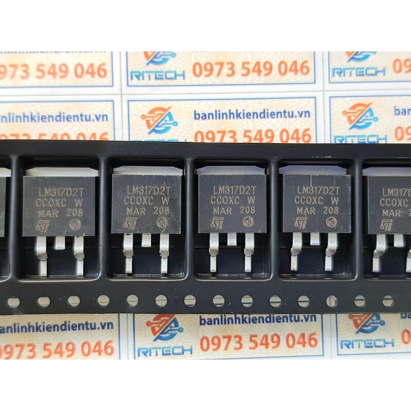 Combo 10 chiếc LM317D2T LM317D2G LM317D LM317 TO-263 IC nguồn