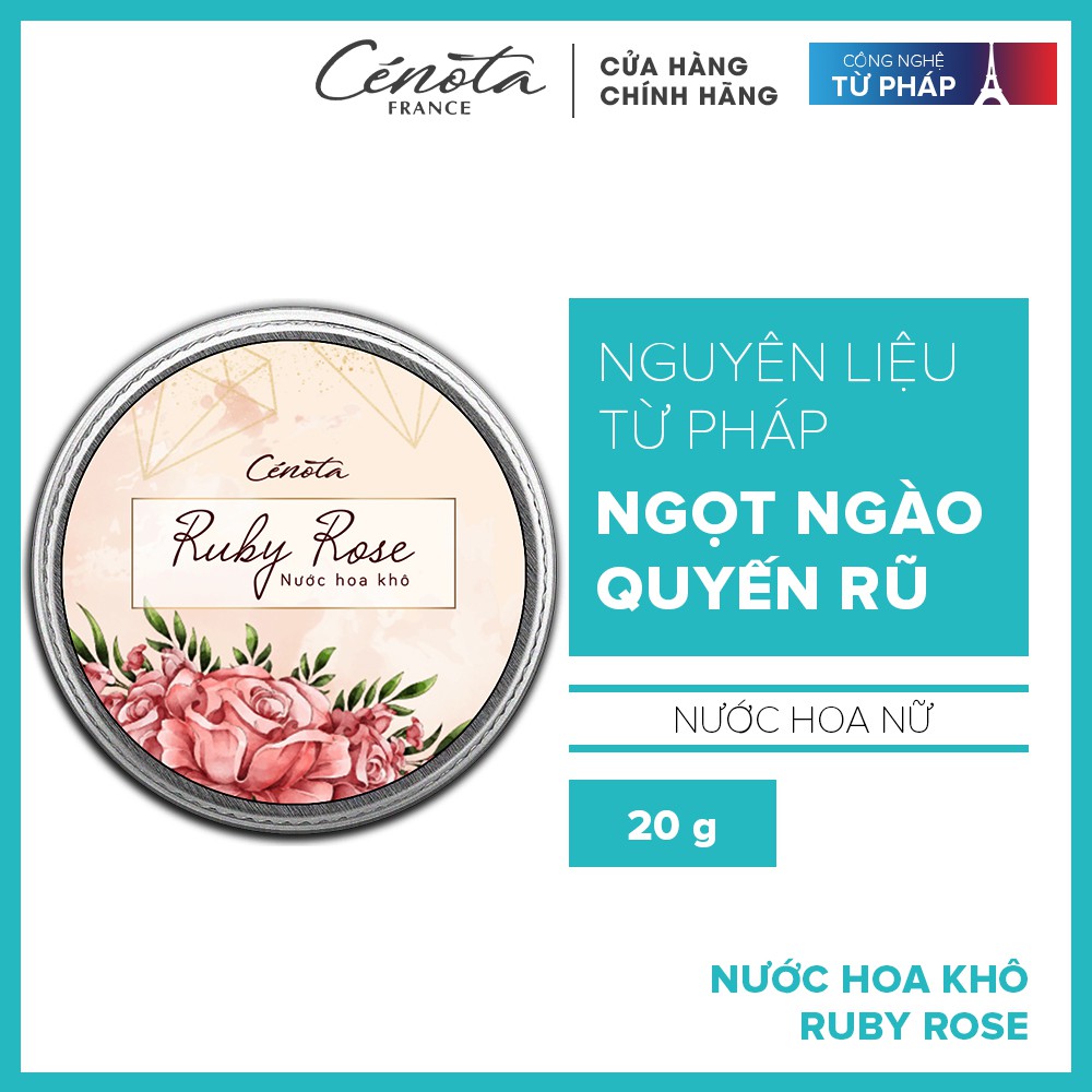 Nước hoa khô Cenota hương thơm đầy lôi cuốn 15g