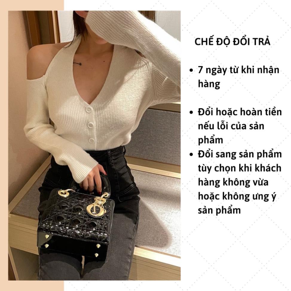 Áo Thun Borip Nữ Cổ Yếm Hở Vai 2 Màu - Gân Cổ Tim [giá rẻ] | BigBuy360 - bigbuy360.vn