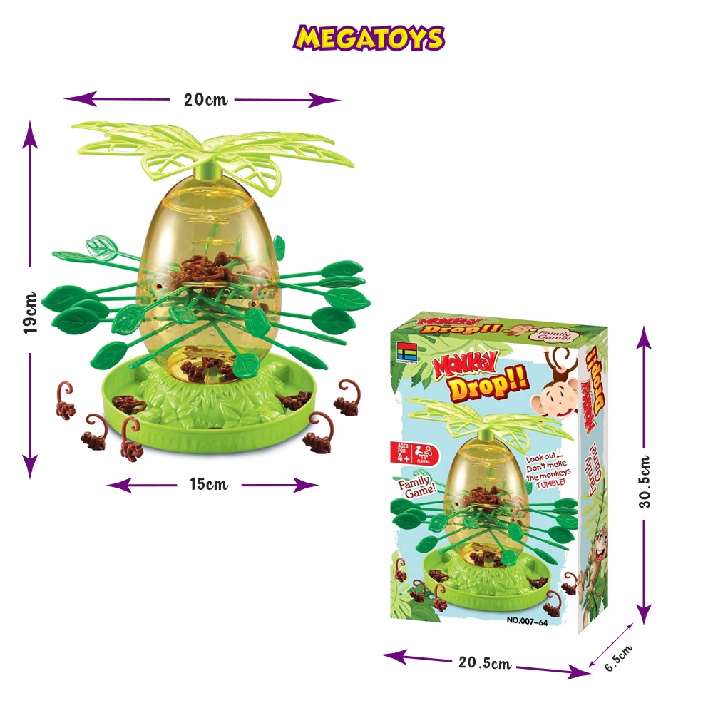 Đồ Chơi Rút Khỉ Monkey Drop - Đừng để Khỉ rơi - Family game