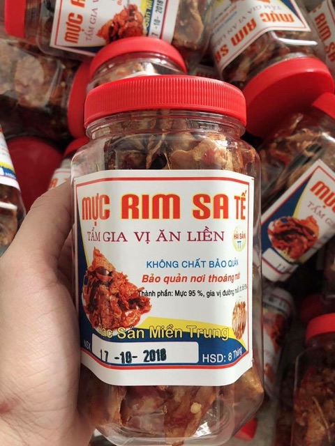 Sỉ Sll Mực Rim Me Nguyên Con - Rim Sate Nha Trang