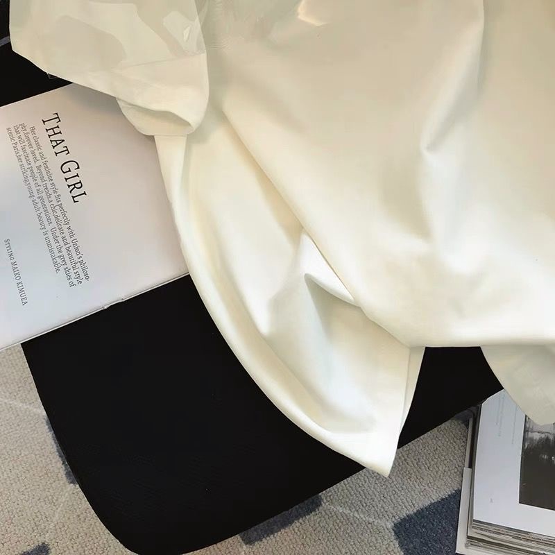 Áo Thun Nữ Ngắn Tay Dáng Rộng In Hình Quả Đào Phong Cách Hàn Quốc Mới