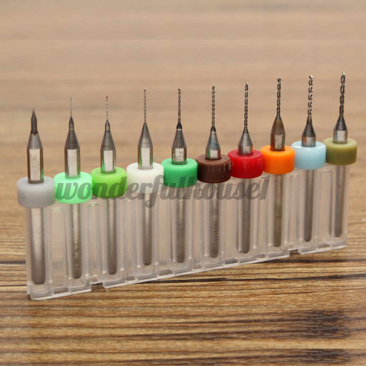 Set 10 Mũi Khoan Kích Thước 0.3mm - 1.2 mm / 0.1mm - 1.0mm