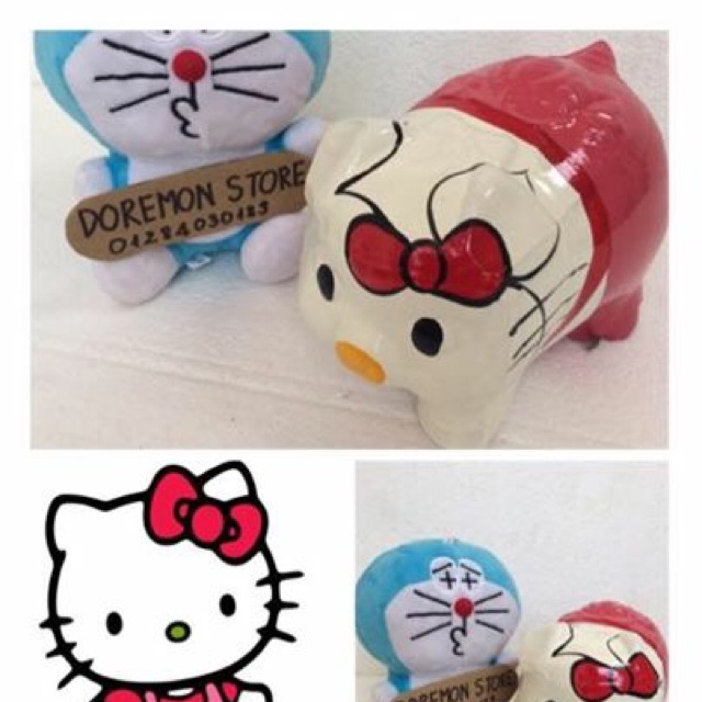 Heo đất handmade kitty size L