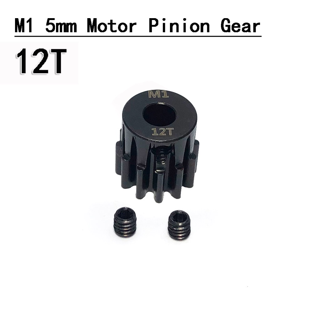 Trục Bánh Răng Kim Loại 11T-30T M1 5mm Cho Xe Điều Khiển 1/8 RC