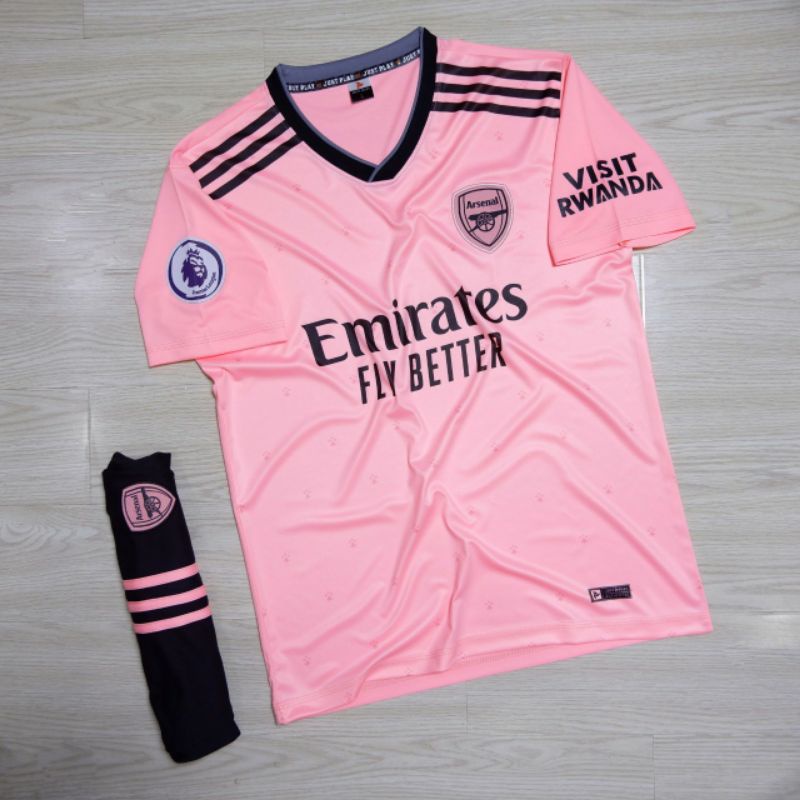 BỘ ĐỒ ĐÁ BANH ARSENAL HỒNG 2023