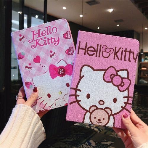 Ốp Lưng Hình Hello Kitty Cho IPad Mini 1/2/3/4/5 Air 1/2/3/4 Pro 9.7'' 10.5'' 11'' 5/6/7/8/9th Gen