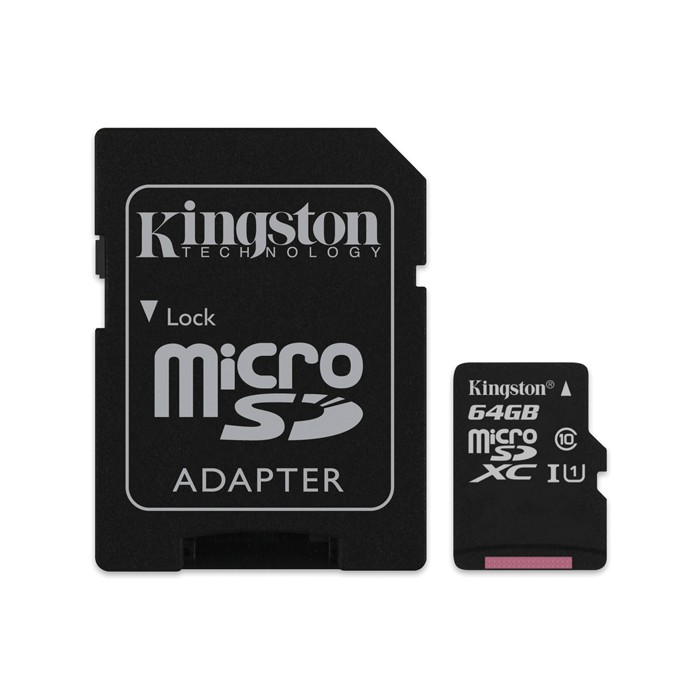 Thẻ nhớ Kingston 64GB Micro SD Class 10 - Bảo hành 5 năm !!!