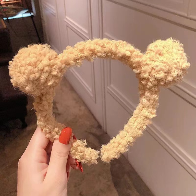 Băng Đô Rửa Mặt Phối Lông Nhiều Kiểu Dáng Dễ Thương