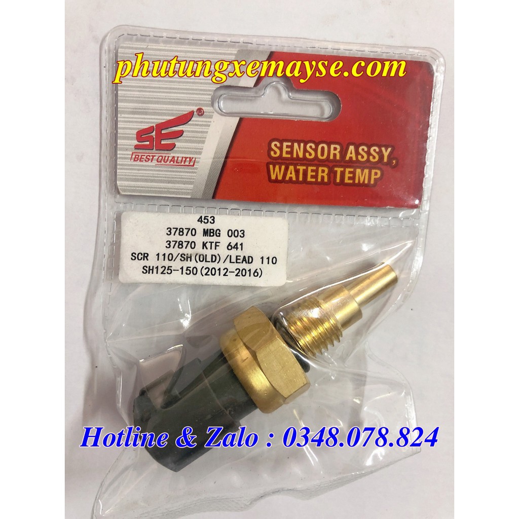 Cảm biến nhiệt độ nước xe SCR 110, LEAD 110, SH 125-150cc
