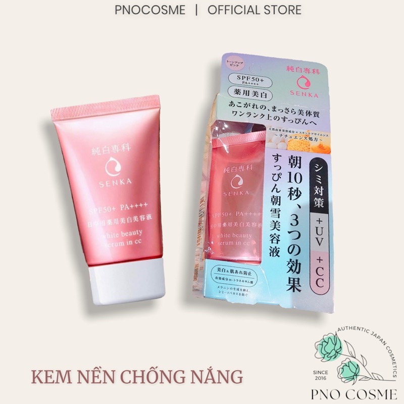Kem nền chống nắng trắng da CC Serum White Beauty