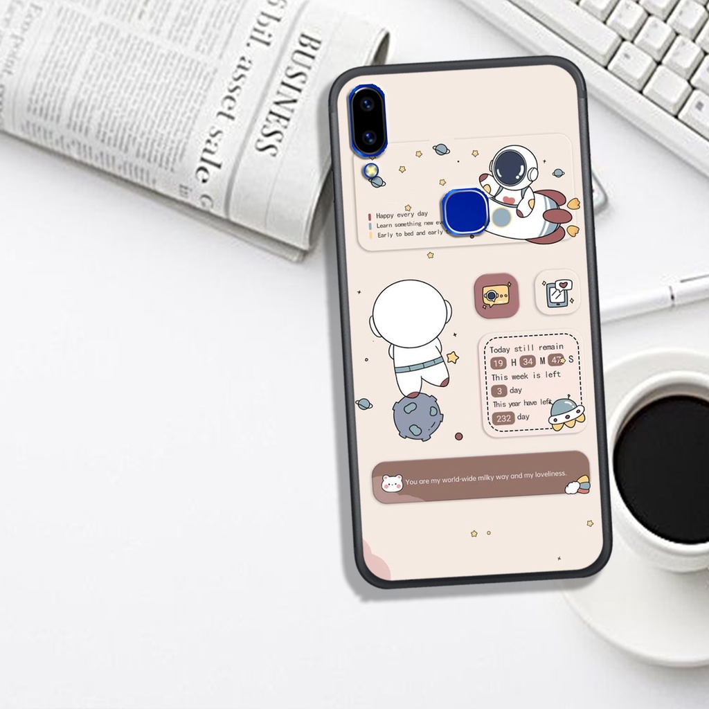 [ HOT BỎNG TAY] ỐP LƯNG VIVO V9/Y85/V11i/V11 , IN HINH CHIBI PHI HÀNH GIA ĐÁNG YÊU, SIÊU CUTE.