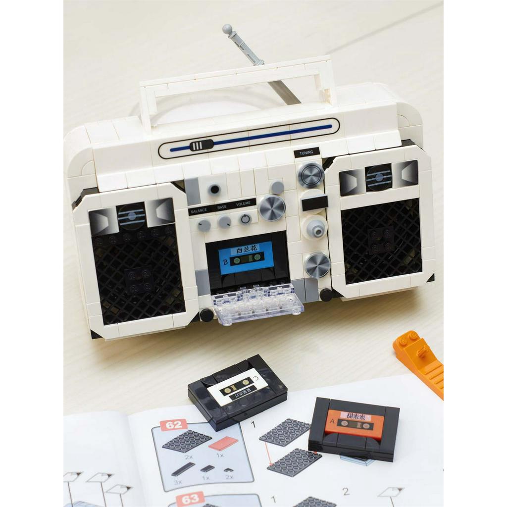 Đồ Chơi Lắp Ráp Máy May Điện Thoại Di Động Retro Sáng Tạo Dùng Làm Quà Tặng