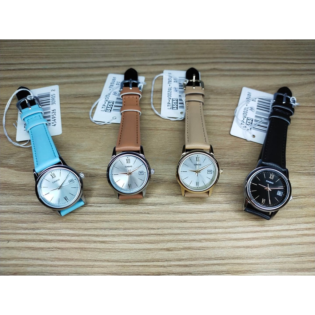 Đồng hồ nữ dây da Casio Anh Khuê LTP-V002L-7B3UDF