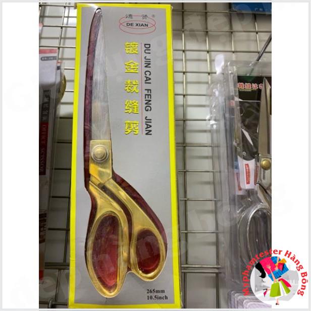 Kéo vàng cắt vải cắt băng khánh thành vô cùng sắc bén 2 cỡ