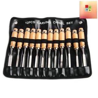 Bộ mũi đục gỗ 12 chi tiết