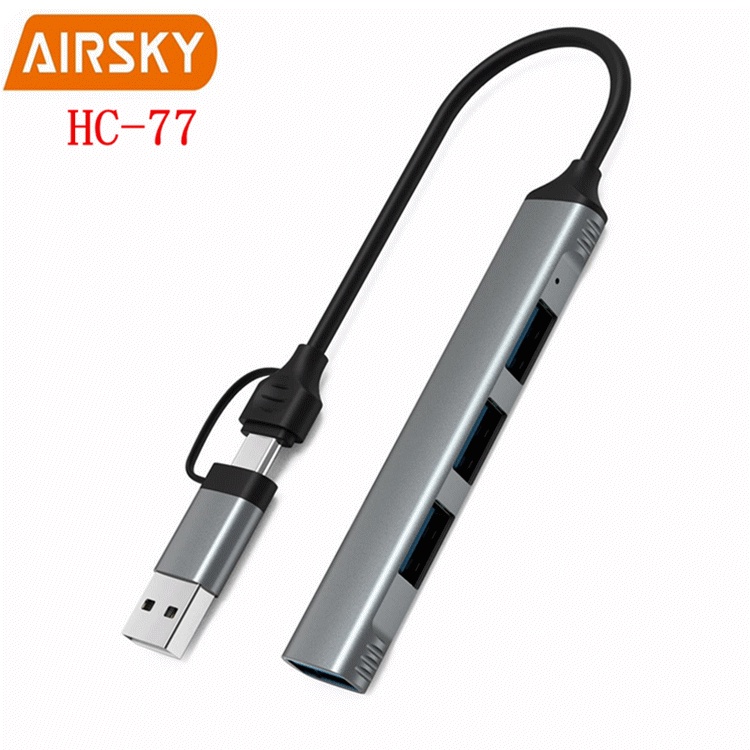 Bộ Chia Cổng USB C /USB A HUB Và Đọc Thẻ Nhớ 4in1, 5in1