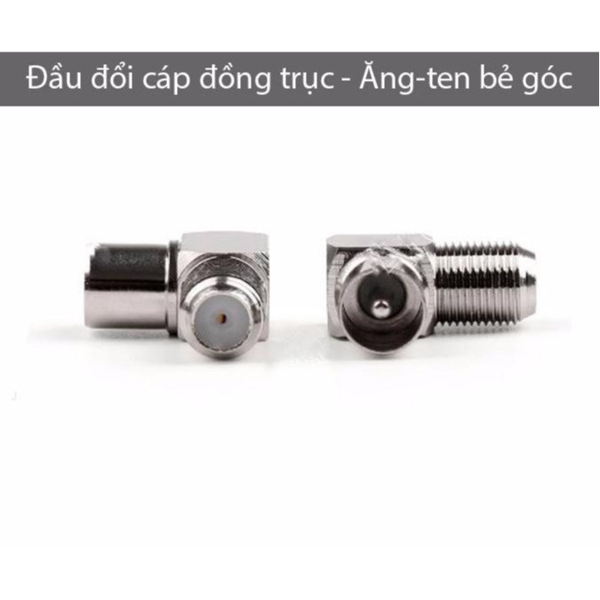 JACK ANTEN CẮM VÀO TIVI góc vuông, RẮC ĂNG TEN CẮM VÀO TIVI, ĐẦU JACK ĂNG TEN CẮM VÀO ĐUÔI TIVI (2 cái)