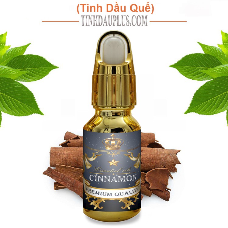 Tinh dầu quế Plus 20ml - Cinamon EO nguyên chất thiên nhiên Việt Nam - Bệnh tim, Tiểu đường