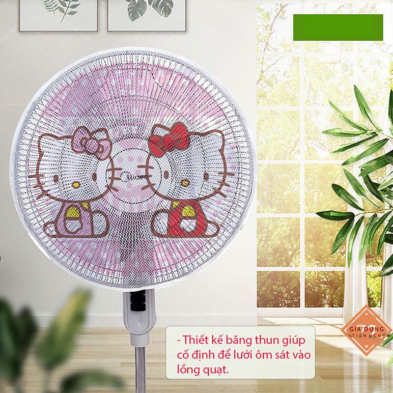 LƯỚI BỌC QUẠT AN TOÀN CHO BABY, BẢO VỆ TRẺ NHỎ KHỎI NGUY HIỂM KHI ĐẾN GẦN QUẠT, GIẢM BÁM BỤI CHO QUẠT [BỌC QUẠT]