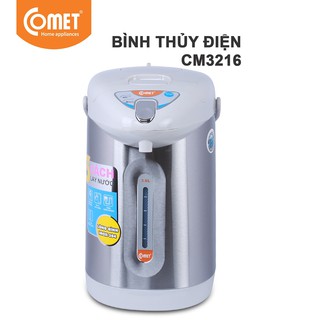 Bình thủy điện đun nước giữ nóng Comet CM3216 3,6 lít
