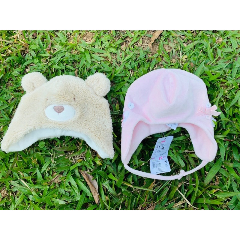 Mũ trùm đầu cho bé trai, bé gái mùa đông chất lông cừu/ Mũ sơ sinh xuất dư, nón cho bé sơ sinh đến 2 tuổi - NLT