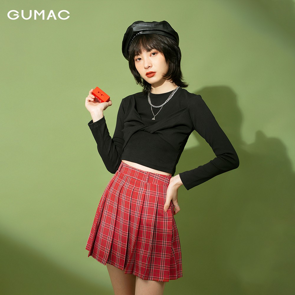 [Mã WABR2711 giảm 10% đơn 250K] Chân váy nữ xếp ly GUMAC phong cách năng động, trẻ trung VB1128 | BigBuy360 - bigbuy360.vn