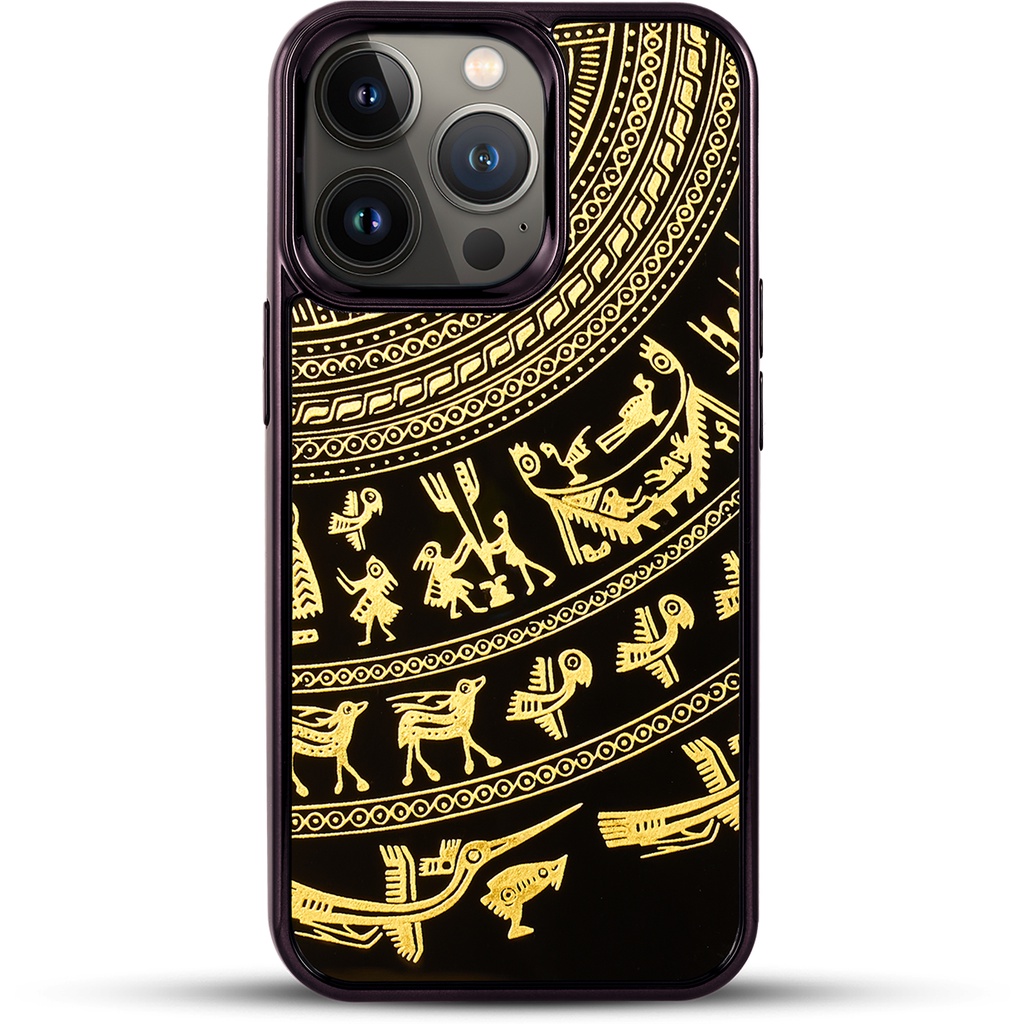 Ốp điện thoại cho iPhone 13 Pro / 13 Pro Max mẫu Trống Đồng Đông Sơn thương hiệu La Sonmai