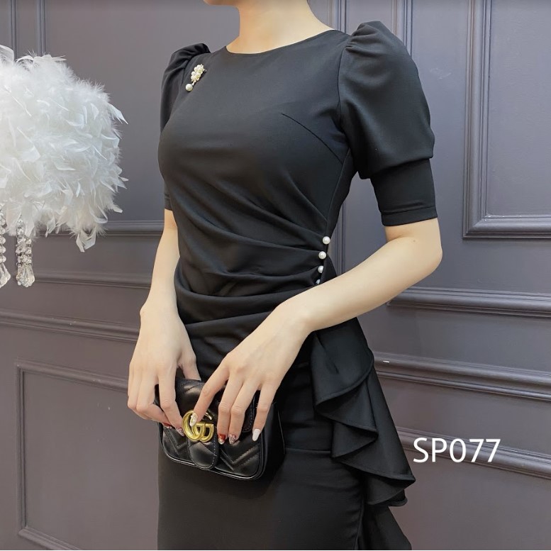 CRYS Váy body ngọc sườn, váy công sở, dự tiệc quyến rũ SP077 | BigBuy360 - bigbuy360.vn