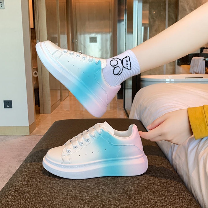 Xăng đan Trắng Đế Dày Thời Trang Hàng Ngày Năm ISS873