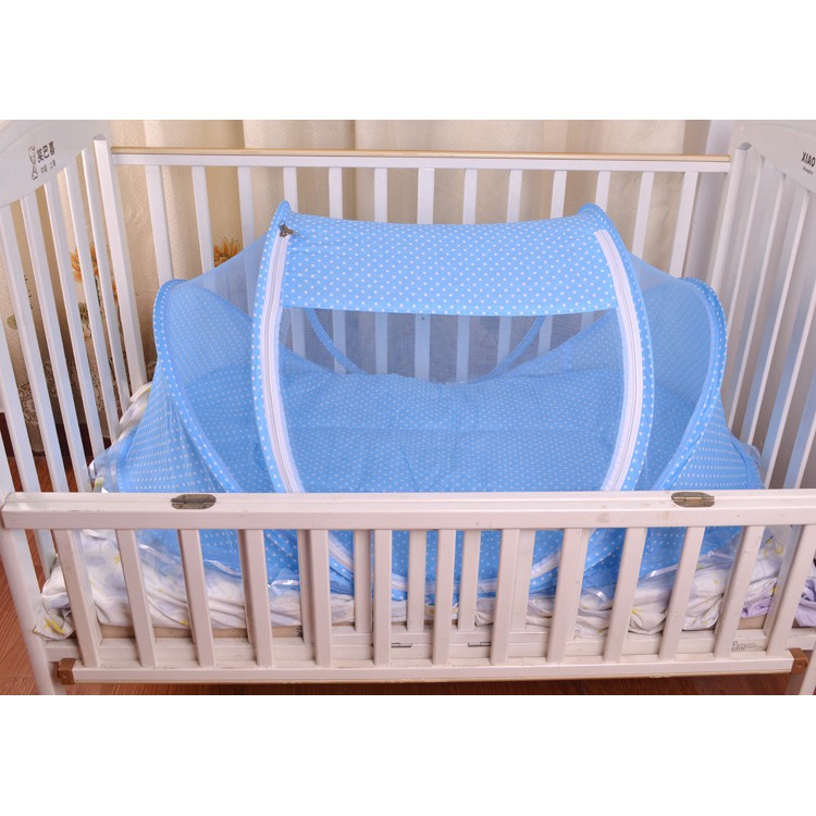 [Mã 267FMCGSALE giảm 8% đơn 500K] màn chụp tránh muỗi cho bé sơ sinh đến 2 tuổi - mùng happy baby