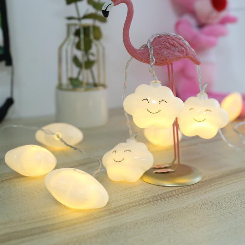 Đèn led trang trí Happyhome🌈🌩️🍀 🌈🌩️🍀 Đèn led trang trí mặt cười hình Sao, Mây