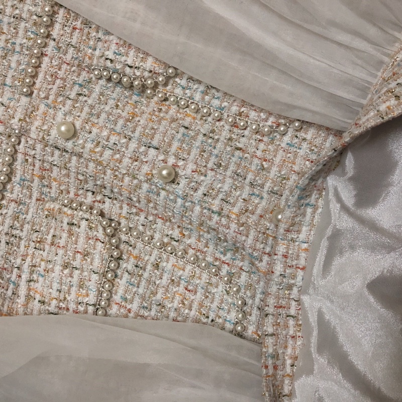 Pass váy dạ tweed tiểu thư