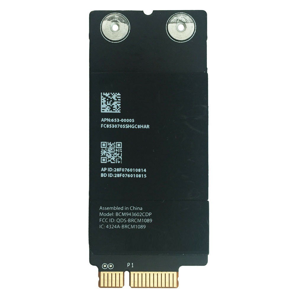 Card Wifi cho Macbook BCM943602CDP/CDP chipset Broadcom (Hackintosh - Chuẩn ốc H5)
