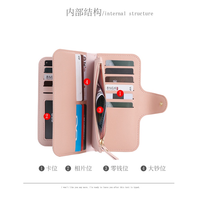 Ví Nữ Dáng Dài Thời Trang Phong Cách Hàn Quốc 2022