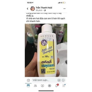 Dầu gội chấy cho bé thái lan
