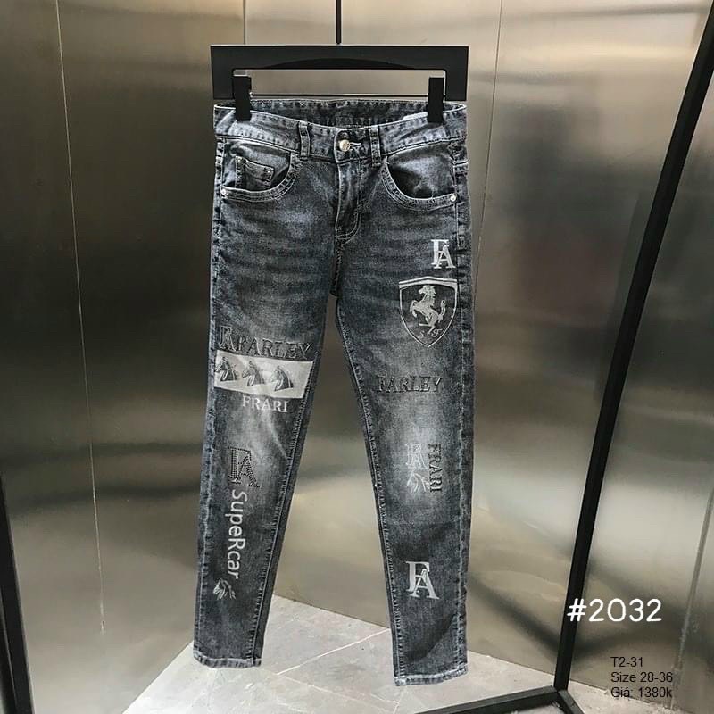 Quần jean nam XuBi thêu cao cấp | BigBuy360 - bigbuy360.vn