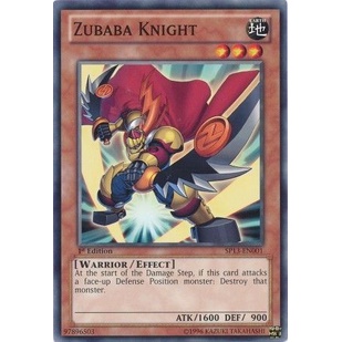 Thẻ bài Yugioh - TCG - Zubaba Knight / SP13-EN001'