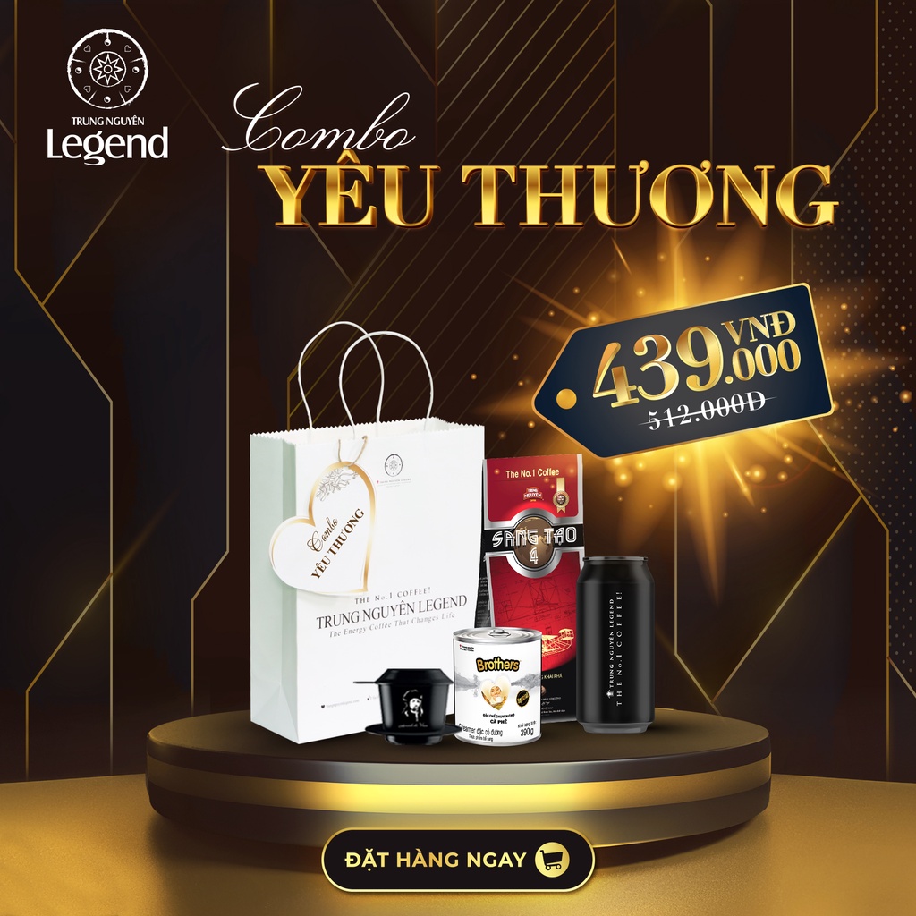 Bộ Quà Tặng Cà phê Trung Nguyên Legend - Yêu Thương