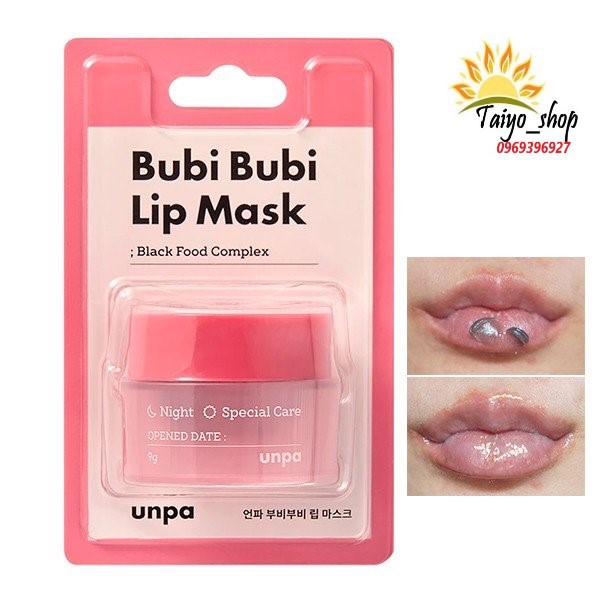 Mặt Nạ Ngủ Môi Unpa Bubi Bubi Lip Mask