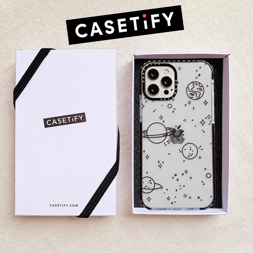 [Original Casetify]Ốp Lưng Phong Cách Vũ Trụ Cho Apple Iphone 7 8 Plus 7 + 8 + X Xs Xr 11 11pro 12 Mini 12mini Pro Max Xsmax Se 2020