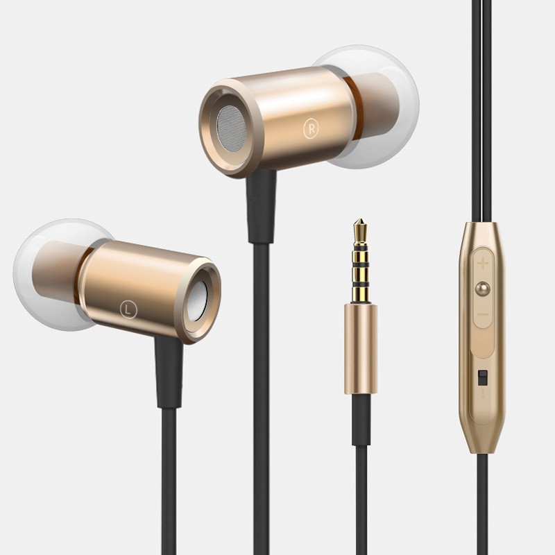 phong cách kim loại nóng tai từ tai nghe dây tai nghe earbud phổ