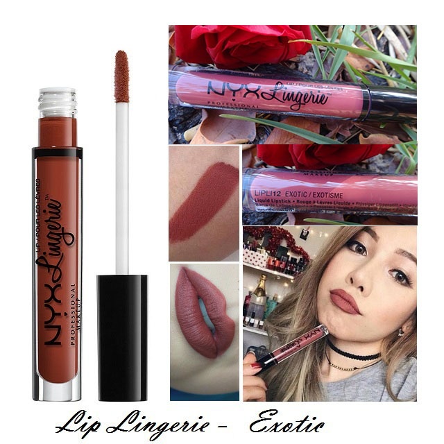Son kem lì NYX chính hãng Lingerie Liquid Matte Lipstick #10 Teddy